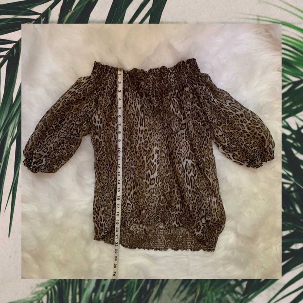 New York & Company Leopard Top